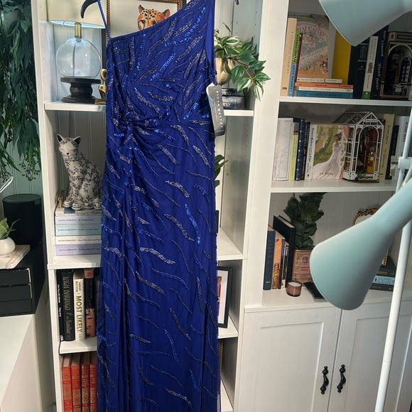 blue dress for baby girl Aidan Mattox main image 1